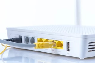 Setting up temporary worksite networks with refurbished routers